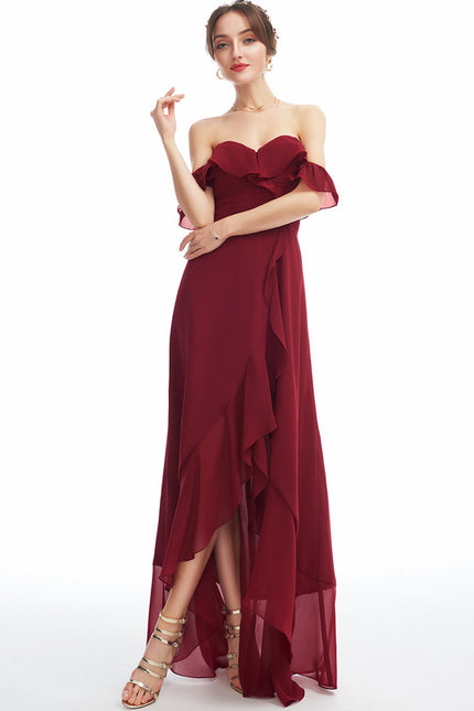 Robe de Soirée Asymétrique Vaporeuse - gallery 2