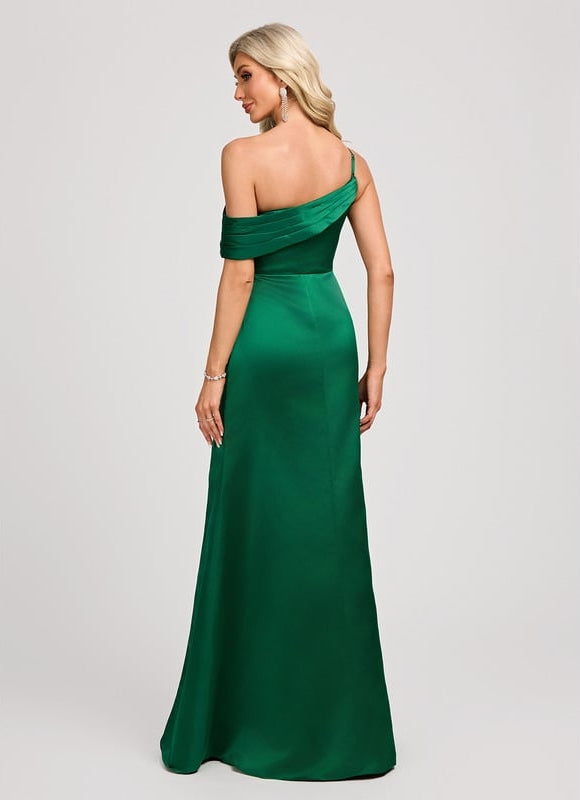 Robe de Soirée Émeraude Glissante - gallery 5