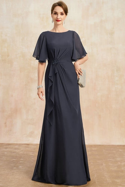 Robe de Soirée Nuit Étoilée Sombre