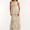 Robe de Soirée Mousseline Ondulée