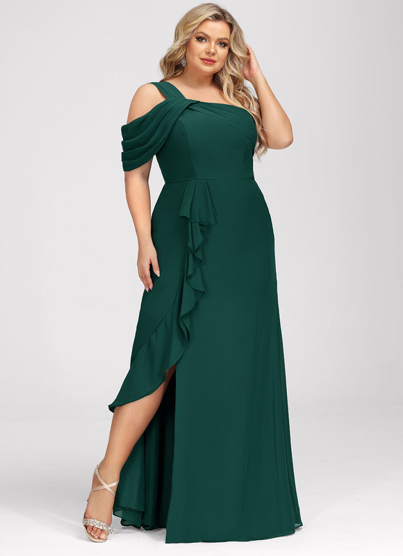Robe de Soirée Satin Noir Élancé - gallery 9