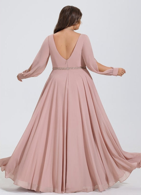 Robe de Soirée Élégance Poudrée - gallery 6