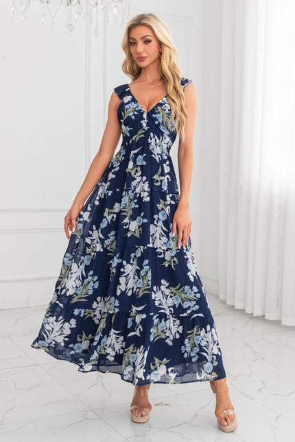 Robe de Soirée Maxi Florale Chic - gallery 5