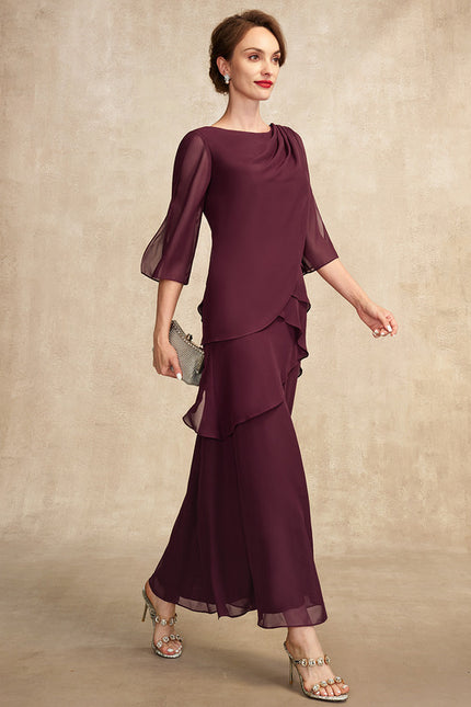Robe De Soirée Aubergine - gallery 7