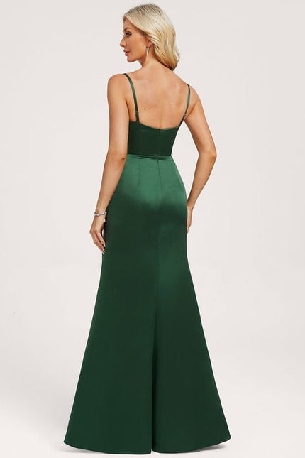 Robe de Soirée Satin Drapée - gallery 4