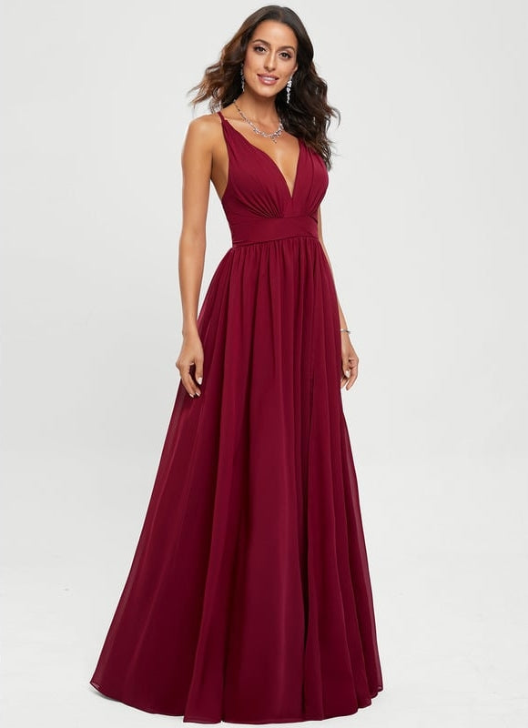 Robe de Soirée Rouge Serein - gallery 1