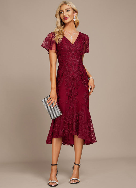 Robe de Soirée Rouge Enchanté - gallery 1