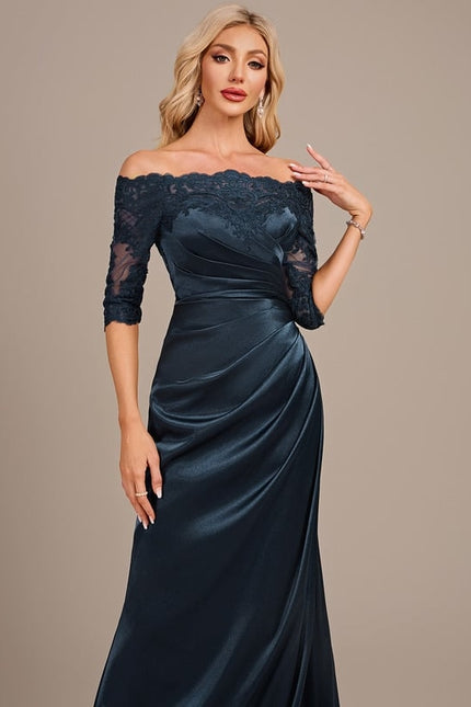 Robe de Soirée Chic Marine - gallery 1