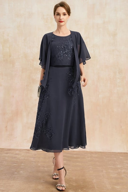 Robe de Soirée Lavande Élégante - gallery 1