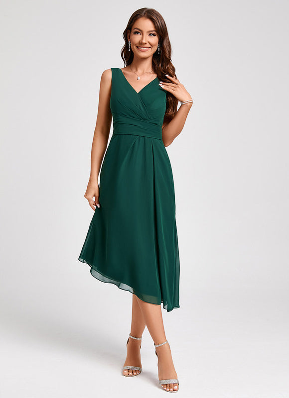Robe de Soirée Rouge Flottant - gallery 4