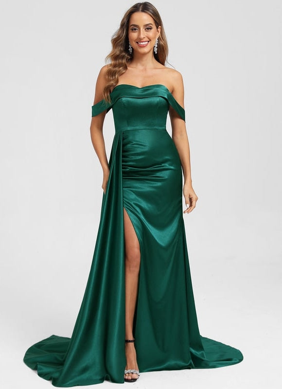 Robe De Soirée Épaule Asymétrique