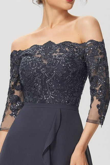 Robe de Soirée Velours Astral - gallery 4