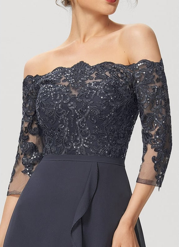 Robe de Soirée Velours Astral - gallery 4