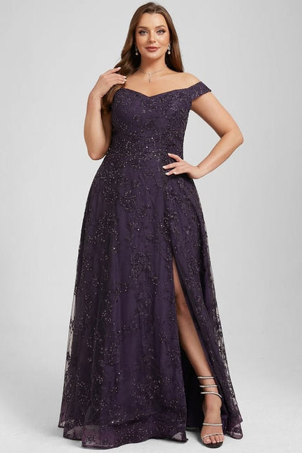 Robe de Soirée Satin Nuit Mystique - gallery 8