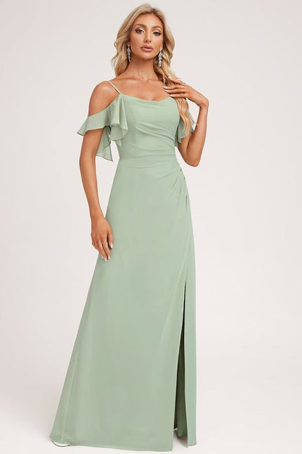 Robe de Soirée Légère Ciel - gallery 4