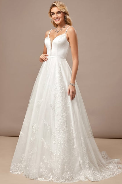Robe de Soirée Élégance Tulle Perlé - gallery 1