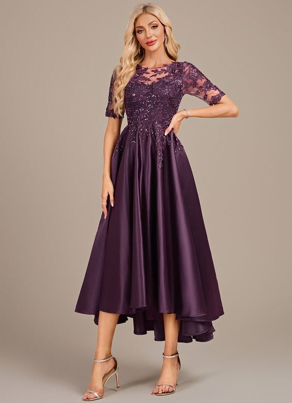Robe de Soirée Violette Chic - gallery 3