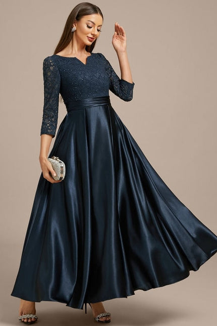 Robe De Soirée Forme Trapèze - gallery 4
