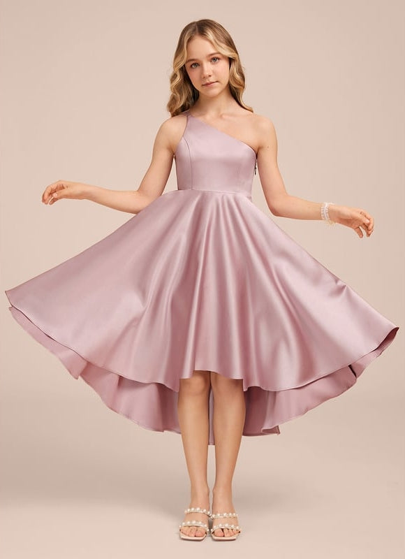 Robe de Soirée Satin Lilas Chic - gallery 4