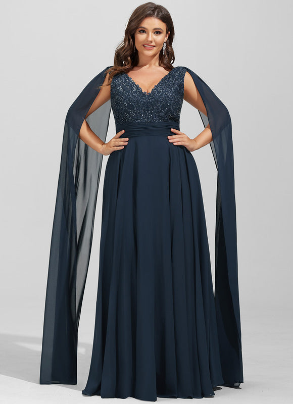 Robe de Soirée Élégance Marine - gallery 7