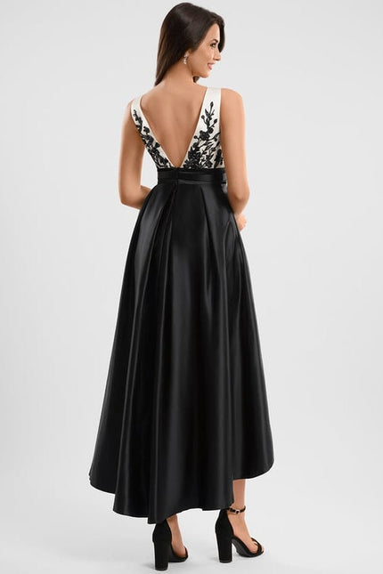 Robe de Soirée Cocktail Satine Éclatante - gallery 4
