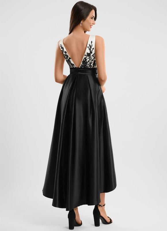 Robe de Soirée Cocktail Satine Éclatante - gallery 4