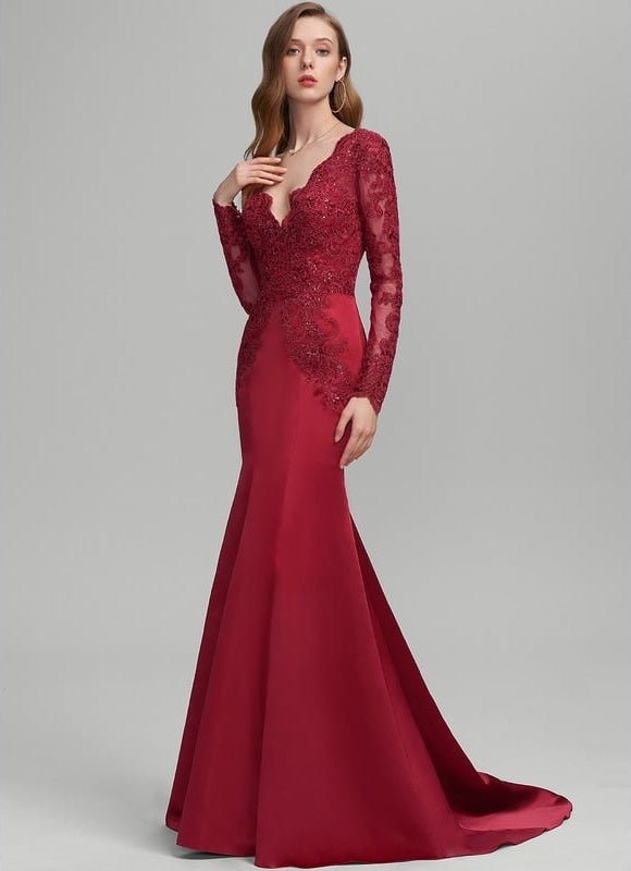 Robe de Soirée Rouge Envoûtement - gallery 2