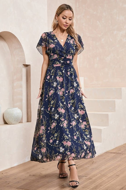 Robe de Soirée Maxi Étoilée