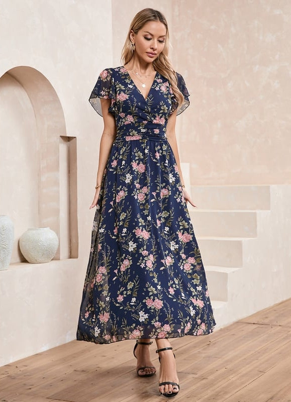 Robe de Soirée Maxi Étoilée