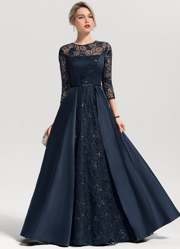Robe de Soirée Satin Éclipse