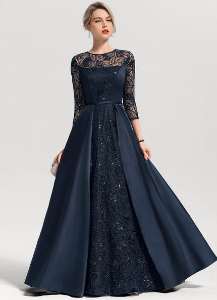 Robe de Soirée Satin Éclipse