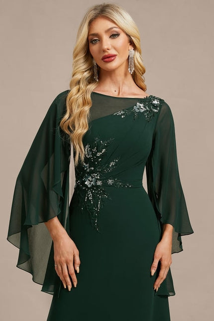 Robe de Soirée Émeraude Élégante - gallery 2