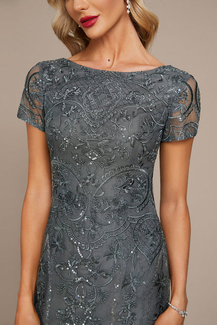 Robe de Soirée Gris Étoilé - gallery 5