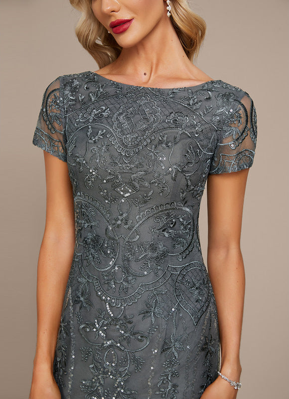 Robe de Soirée Gris Étoilé - gallery 5