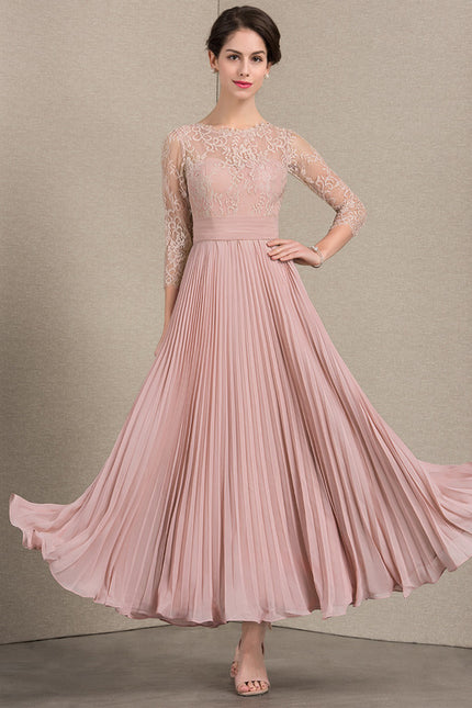 Robe de Soirée Élégante Rose - gallery 1
