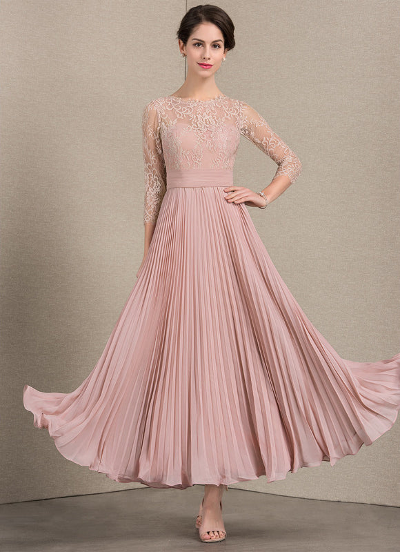 Robe de Soirée Élégante Rose - gallery 1