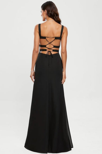 Robe de Soirée Noir Éclat Solaire - gallery 6