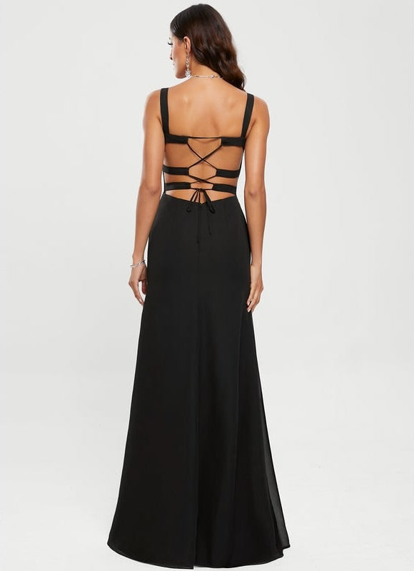Robe de Soirée Noir Éclat Solaire - gallery 6