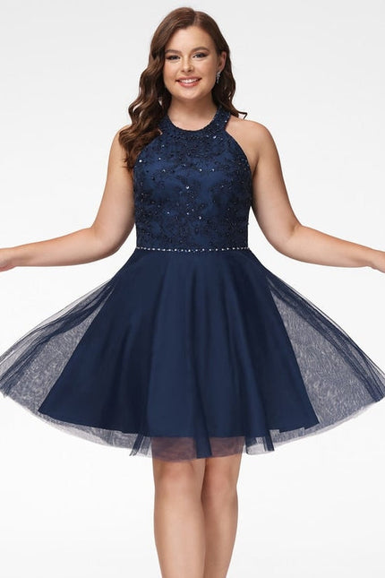 Robe de Soirée Tulle Saphir - gallery 4