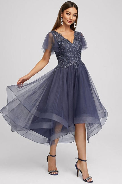 Robe de Soirée Tulle Étoilé - gallery 3