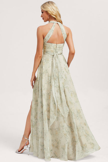 Robe de Soirée Bordeaux Fluide - gallery 5