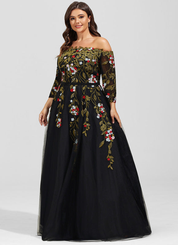 Robe de Soirée Jardin Nocturne Éthéré - gallery 9
