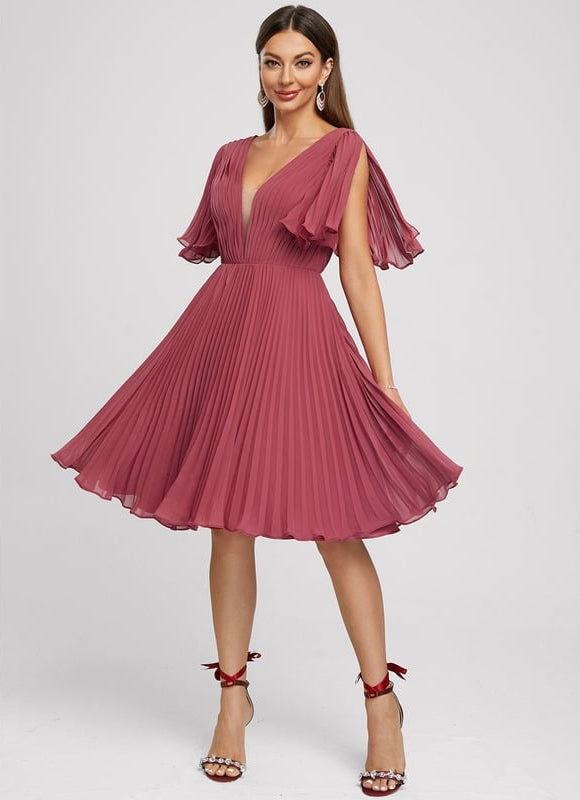 Robe de Soirée Vague Élégante