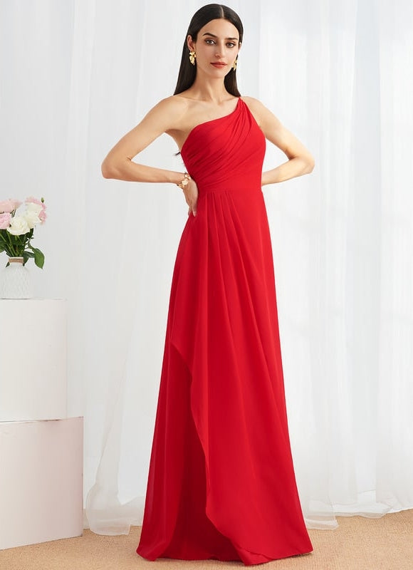 Robe de Soirée Asymétrique Fluide - gallery 3