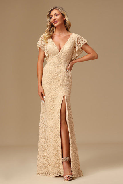 Robe de Soirée Élégance Lavande Flottante