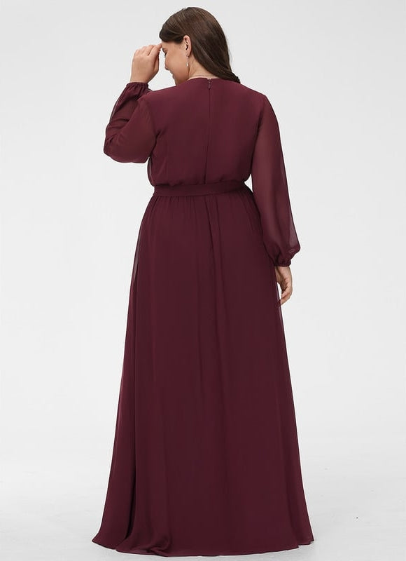 Robe de Soirée Élégance Bordeaux - gallery 8