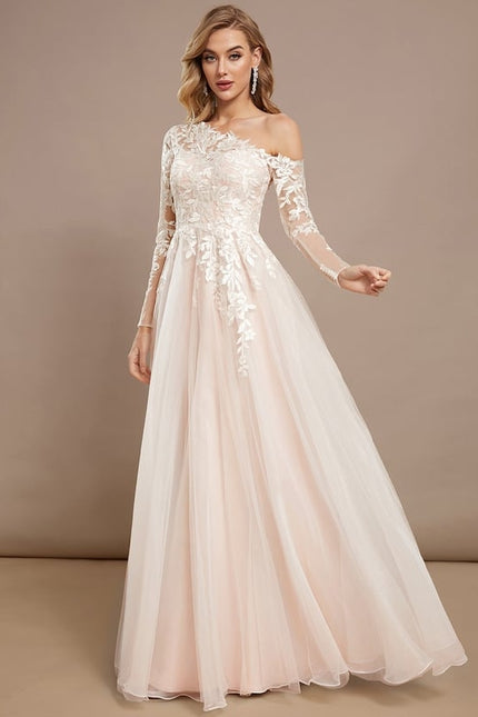 Robe de Soirée Évanescente Rose - gallery 2