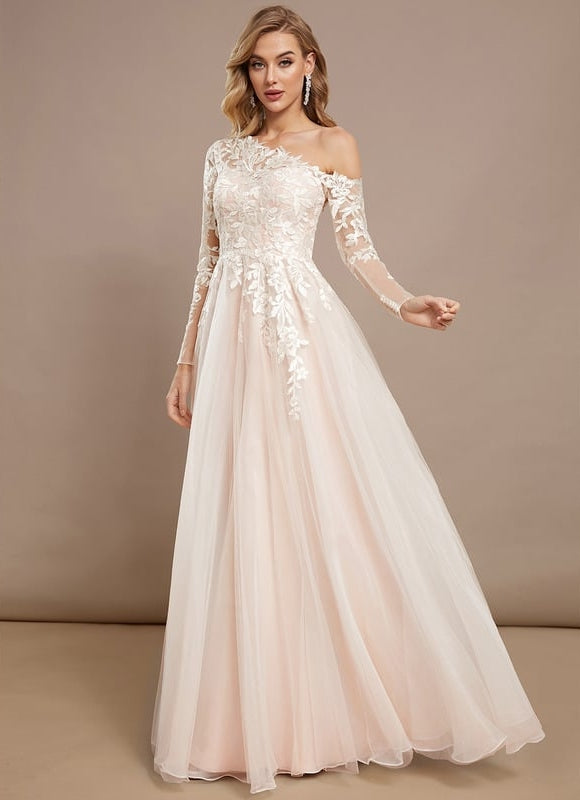 Robe de Soirée Évanescente Rose - gallery 2