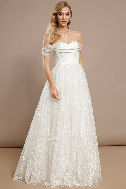 Robe de Soirée Rêve Floral Satiné