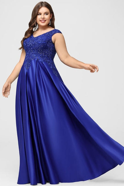 Robe de Soirée Satin Royalty - gallery 5